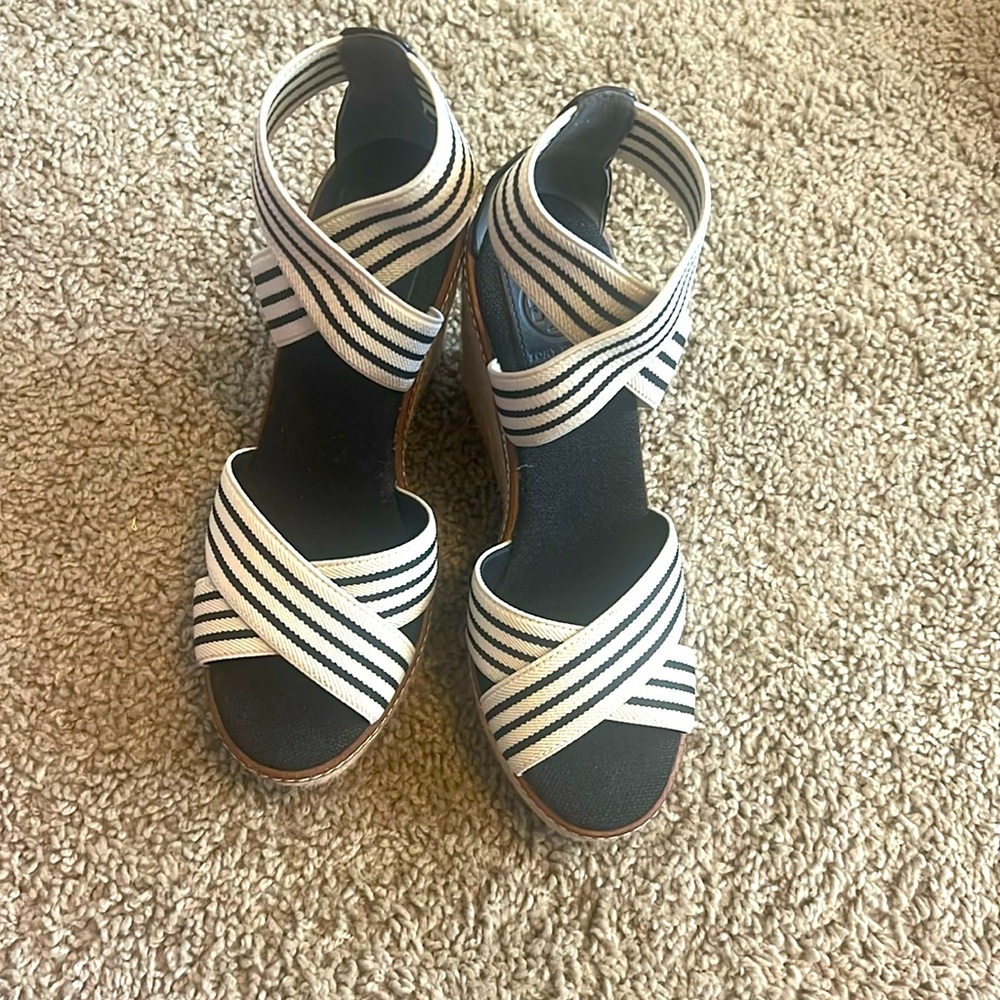 Tory Burch Frieda Espadrille Wedges